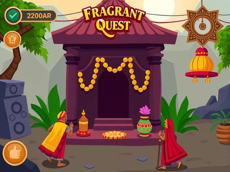 Fragrant Quest Game Visual - Indian Adventure Game